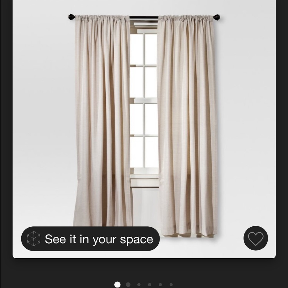 2 curtain panels! 🪟